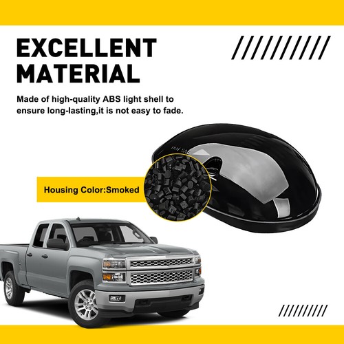 3pcs Smoked Amber LED Cab Roof Clearance Light Kit For 2002-2006 Chevy Silverado - Picture 6 of 17