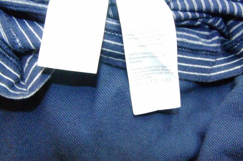J. Crew Womens Blue White Striped Crew Neck Short Sleeve Tee SIZE M - 第 6/12 張圖片