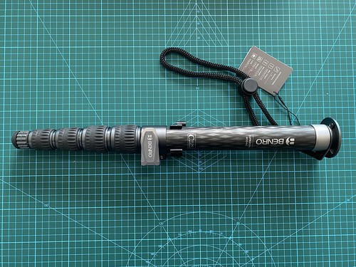 Open Benro MSD46C Monopod SupaDupa Carbon Fiber Portable Twist Locks Spiked Foot - Picture 2 of 16