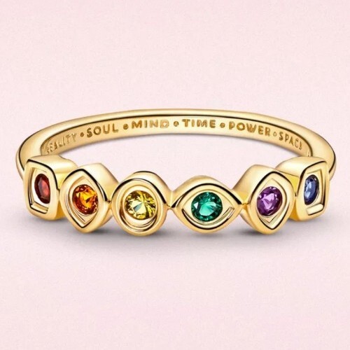 Marvel Avengers Infinity War Handschuh Infinity Stein Glas Ring Thanos WAHL - Bild 6 von 20