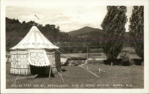 Warren-NH-Syrian-Tent-Rear-of-Morse-Museum-Real-Photo-Postcard-c1920s