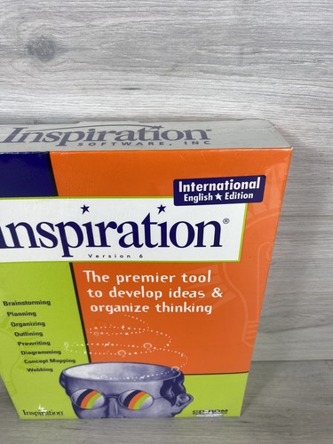 Vintage Inspiration Version 6.0 Brain Tool Software Still Sealed Cd Rom. - Picture 2 of 8