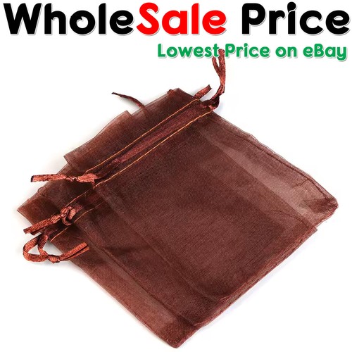 Bolsas de regalo de organza 100-500 piezas para bodas fiestas joyas de Navidad bolsas de dulces - Imagen 18 de 18