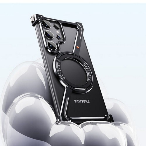 For Samsung Galaxy S25 S24 Ultra S23 S22 Aluminum Magnetic Stand Frameless Cover - Picture 15 of 26