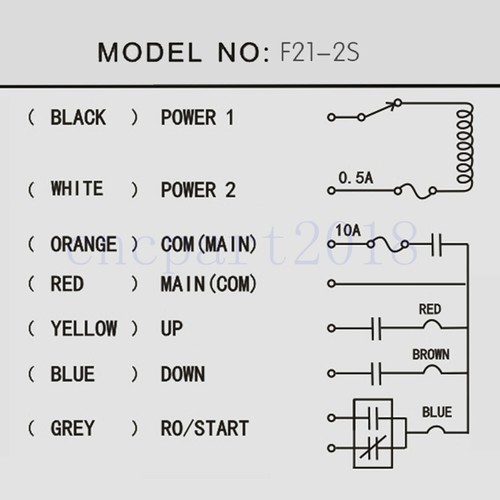 F21-2S Wireless remote control for Radio Hoist Crane Transmitter +Receiver 18V - Picture 10 of 10