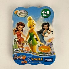 Disney Tinkerbell V. Smile Learning System Game Cartridge - NEW