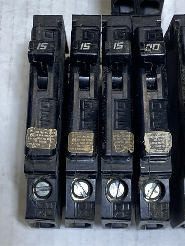 Challenger HACR Thin Breaker Lot 15A, 20A And 30A. Tested Used Lot Of Seven - Picture 2 of 9