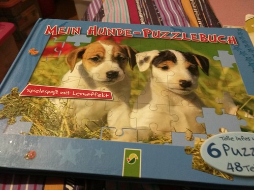Bäbel Oftring: Mein Hunde-Puzzlebuch 6 x 48 Teile - ab 6 Jahren