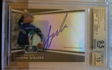 2012 Bowman Platinum Taijuan Walker BGS 9.5 Auto 10 Seattle Philadelphia