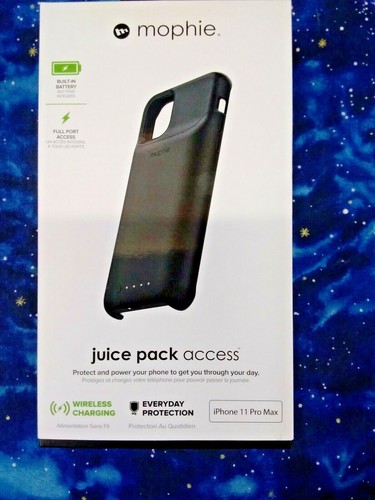 Mophie Juice Pack Access Protective Battery Case for iPhone 11 Pro Max - Black - Afbeelding 1 van 2