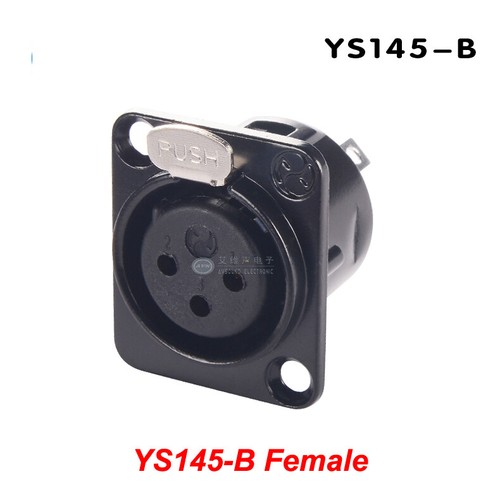 3-Pin XLR Socket Male Female Panel Mount Chassis Audio Plug Jack Solder Terminal - Picture 12 of 16