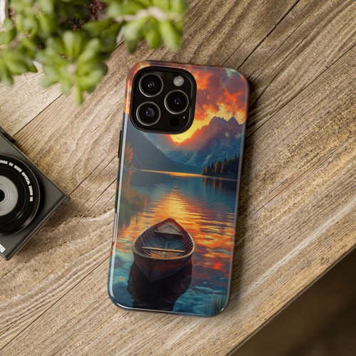 Lake Wooden Boat Phone Case for iPhone, Samsung Galaxy, Pixel - 第 5/231 張圖片