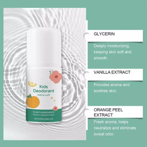 Natural Deodorant For Kids & Teens Kids Whole Body 50ml Deodorant - Picture 7 of 15