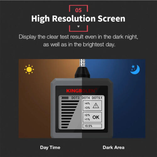 12V Auto Brake Fluid Tester Digital Car Brake Oil Tool LED Indicator Check - Picture 17 of 26