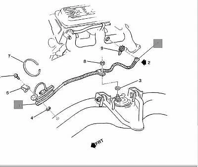 Cable calefactor bloque diésel OEM GM 15737616 88-99 camiones CK 25/3500 Silverado Tahoe Foto 4 de 4