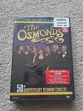 THE OSMONDS 50th Anniversary Reunion Concert - 2 DVD Collector’s Ed. NEW SEALED
