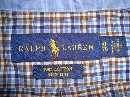 POLO RALPH LAUREN MEN'S COTTON STRETCH LONGSLEEVES SHIRT SIZE XL HARDLY WORN! - Picture 6 of 13