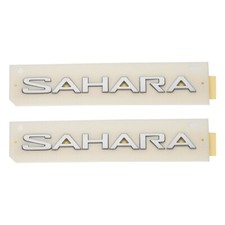 NEW 2018 2019 2020 2021 2022 2023 2024 JEEP WRANGLER SAHARA FENDER EMBLEMS 2x SI