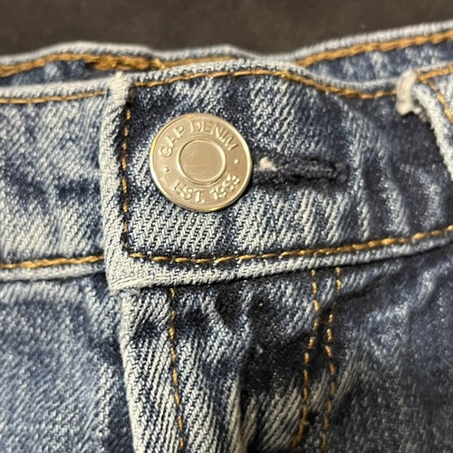 Vintage Gap Denim Womens High Waisted Shorts Kanye Cut-Off Size 29” Waist - Picture 8 of 9