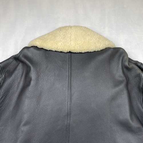 Lost Worlds Black Leather Modified Raider Jacket GOATSKIN Vintage Size XL READ!! - Picture 18 of 21