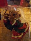 Kirkland Signature Bear  Angel playing Flute Christmas Collectible Gift Ornament