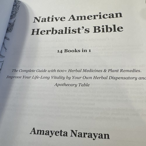 Native American Herbalist’s Bible: 14 Books in 1: 600+ Medicinal Plants Amayeta - Picture 8 of 8