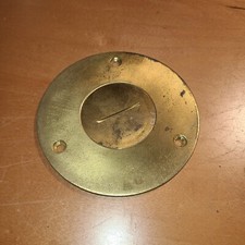 4-1/4"  Brass Floor Box Cover Round NOS?