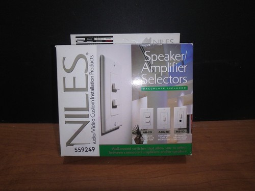 SWITCH A/B NILES ABA-1D WHT FOR AMP/SPKR - Picture 1 of 4