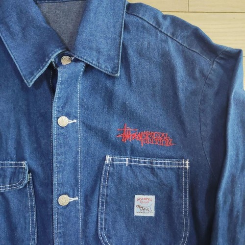 Stussy Pointer Special Edition 1990's coverall jacket size 44 - Picture 3 of 6