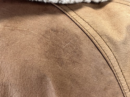 Vtg Adventure Bound By Wilson’s Leather Jacket Sz L GUC Sherpa Collar Detachable - Picture 11 of 11