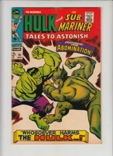 TALES TO ASTONISH #91 VG/FN *ABOMINATION COVER! *COVER COLOR POPS!