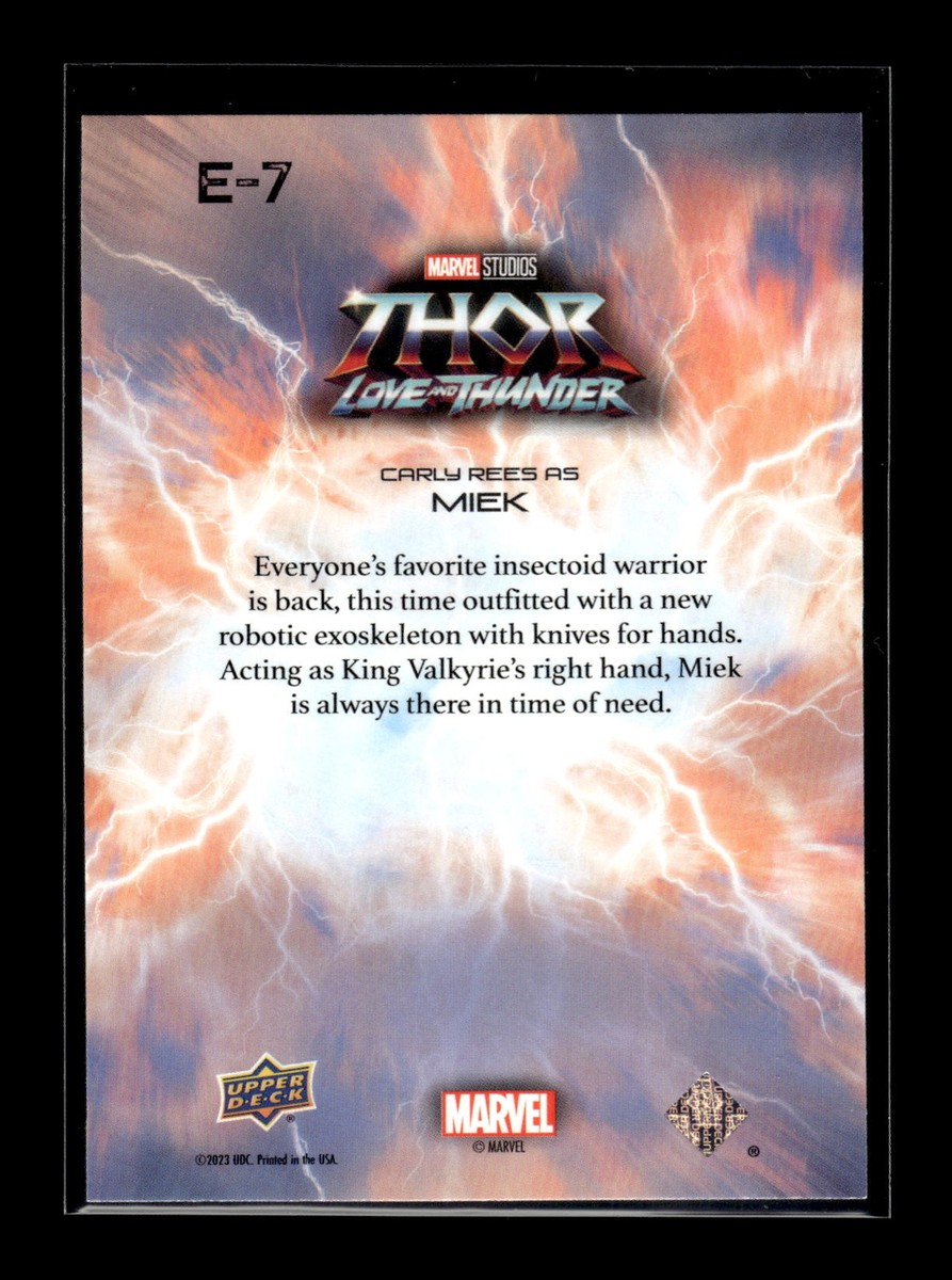 その他 THOR 2021 UPPERDECK MARVEL  2023 Upper Deck Marvel Thor Love and Thunder #E-7 Carly Rees