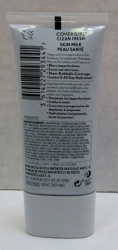 Covergirl Clean Fresh Skin Milk Nourishing Foundation, 1FL OZ, 640-Dark - Picture 2 of 2