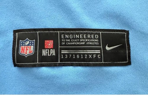 Derrick Henry Oilers Nike Elite Jersey 48 XL Authentic Baby Blue NWT Throwback - Picture 8 of 9