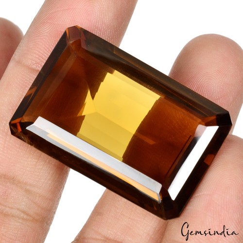 Piedra Preciosa Suelta Miel Dorada Natural Citrino Corte Radiante IMPECABLE 35*11 mm - Imagen 2 de 4