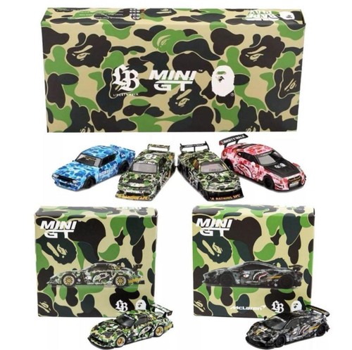 Tokyo Auto Salon 2025 Limited Edition Liberty Walk Lbwk Bape Mini GT 6 Car Set - Picture 19 of 24