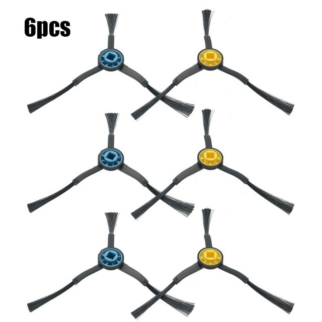 6 Pack Replacement Side Brushes for Midea M7 and M7 Pro Robot Vacuum Cleaners 6 Pack Replacement Side Brushes for Midea M7 and M7 Pro Robot Vacuum Cleaners
