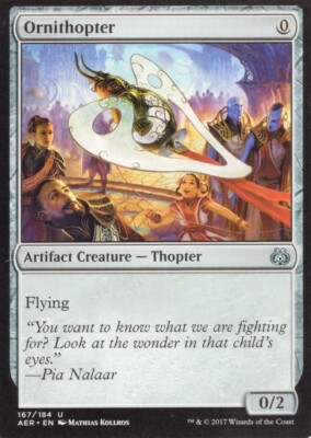 2X ORNITHOPTER 167/184 AETHER REVOLT MTG MAGIC NM X2