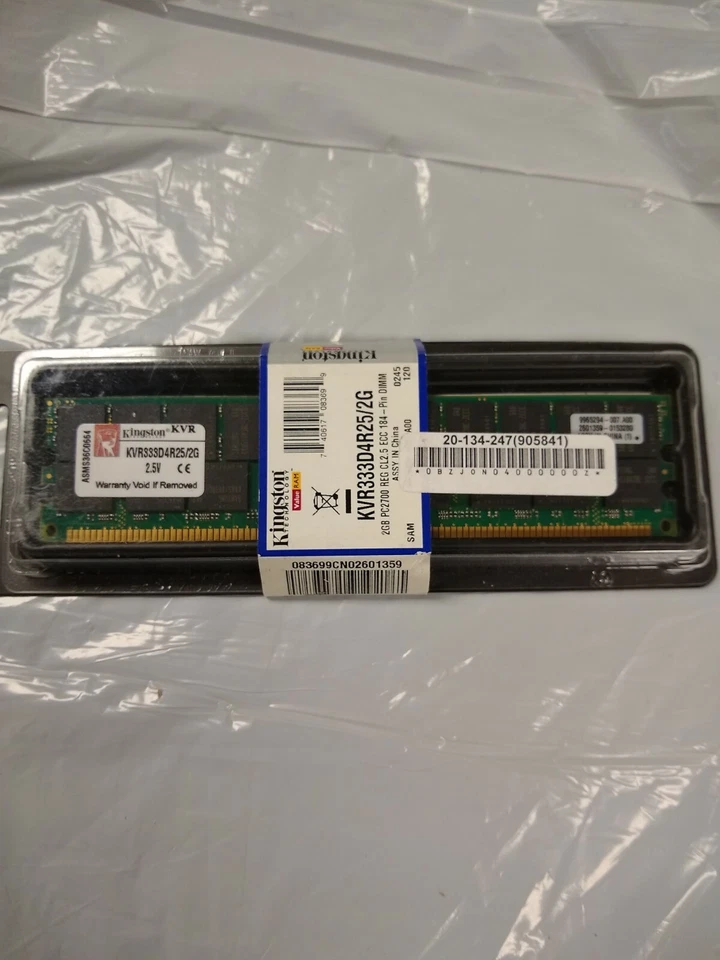 KVR333D4R25/2G Kingston 2GB PC2700 DDR-333MHz - ECC CL2.5 184-Pin DIMM  - Image 2 of 4