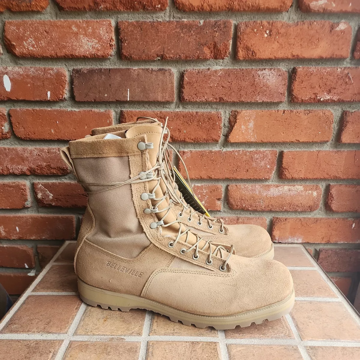 Lace military cheap boots