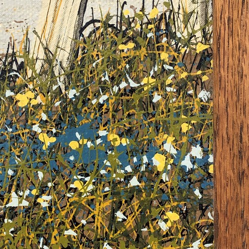 Vintage Morton Salt Girl Barn Country Painting Picture Art Canvas Hargrove Frame - Picture 5 of 17