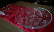 CENTROTAVOLA/PORTA FRUTTA IN CRISTALLO DI BOEMIA  prima metà del 900