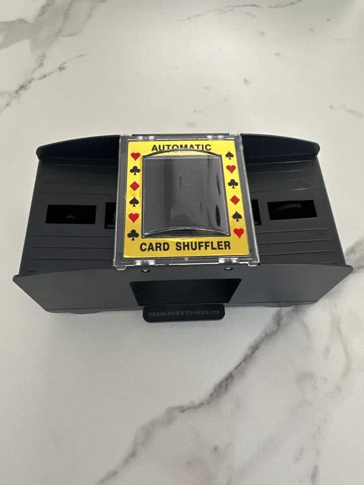 🎲Mélangeur de Cartes Automatique Noir 2 jeux Mélangeur de cartes♠️ - Photo 2/4