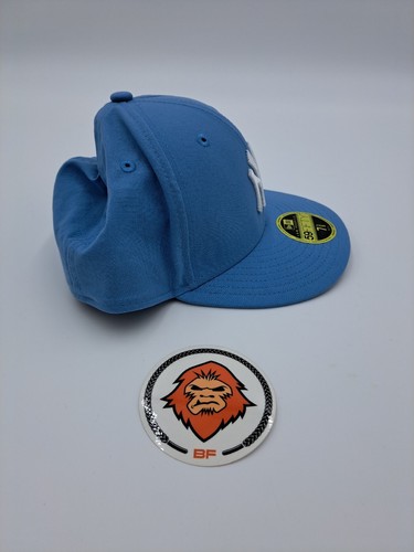 KITH Solid Yankee Fitted Blue Hat sz 7 3/8 - Picture 2 of 4