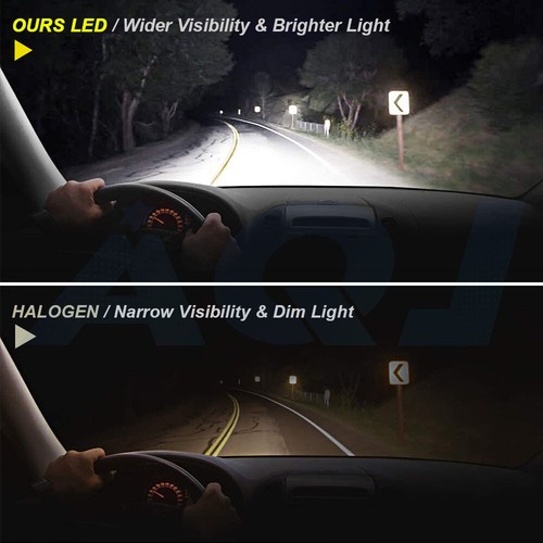 For Ford Explorer 1991-1994 6000K 2PC 9004 LED Headlight High/Low Beam Bulbs Kit - Picture 5 of 12