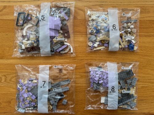 LEGO Disney 43263 SOLO Castello della Bella e della Bestia, senza minifigure, senza scatola, NUOVO - Foto 4 di 8