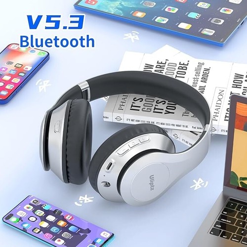 Uliptz WH203A Wireless Headphones Over Ear, Bluetooth Headphones, 6 EQ - Picture 2 of 3