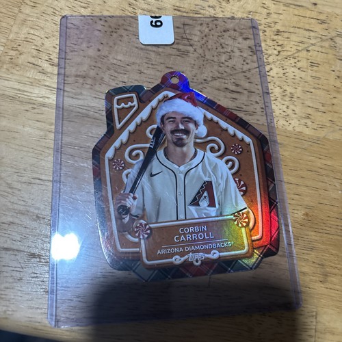 2024 Topps Holiday Ornament #MLBO-2 Corbin Carroll Diamondbacks Baseballkarte - Bild 11 von 12