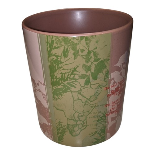 2006 Starbucks Tasse 14 Oz Africa Coffee Bean Story Origin groß braun grün rot - Bild 3 von 10