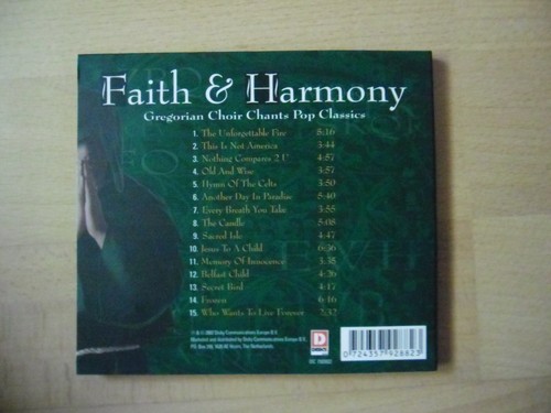 Faith & Harmony Gregorian Choir Chants Pop Classics - Bild 2 von 3